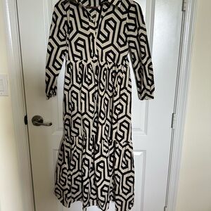 Zara geometric dress